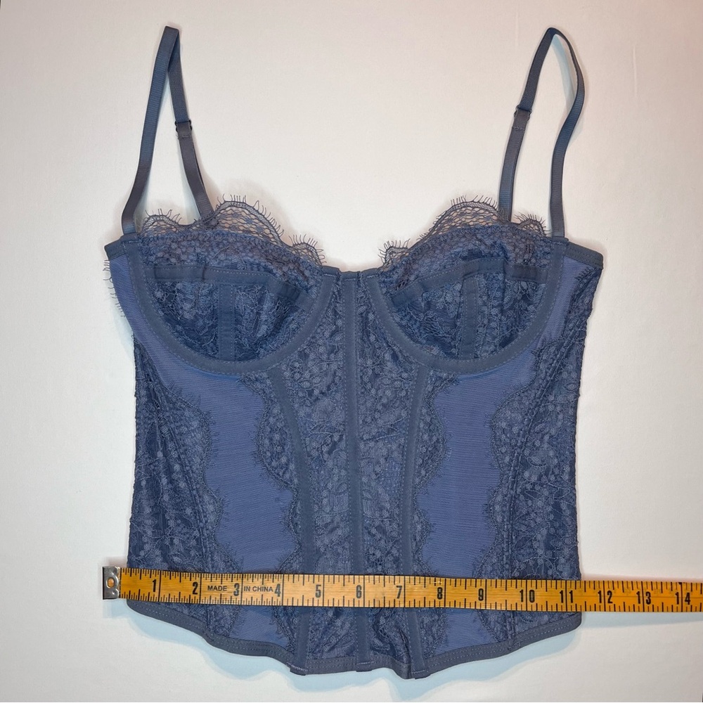 Urban Outfitters Out From Under Modern Love Corset Top Fairy Lace Womens Sz. S - Picture 11 of 13